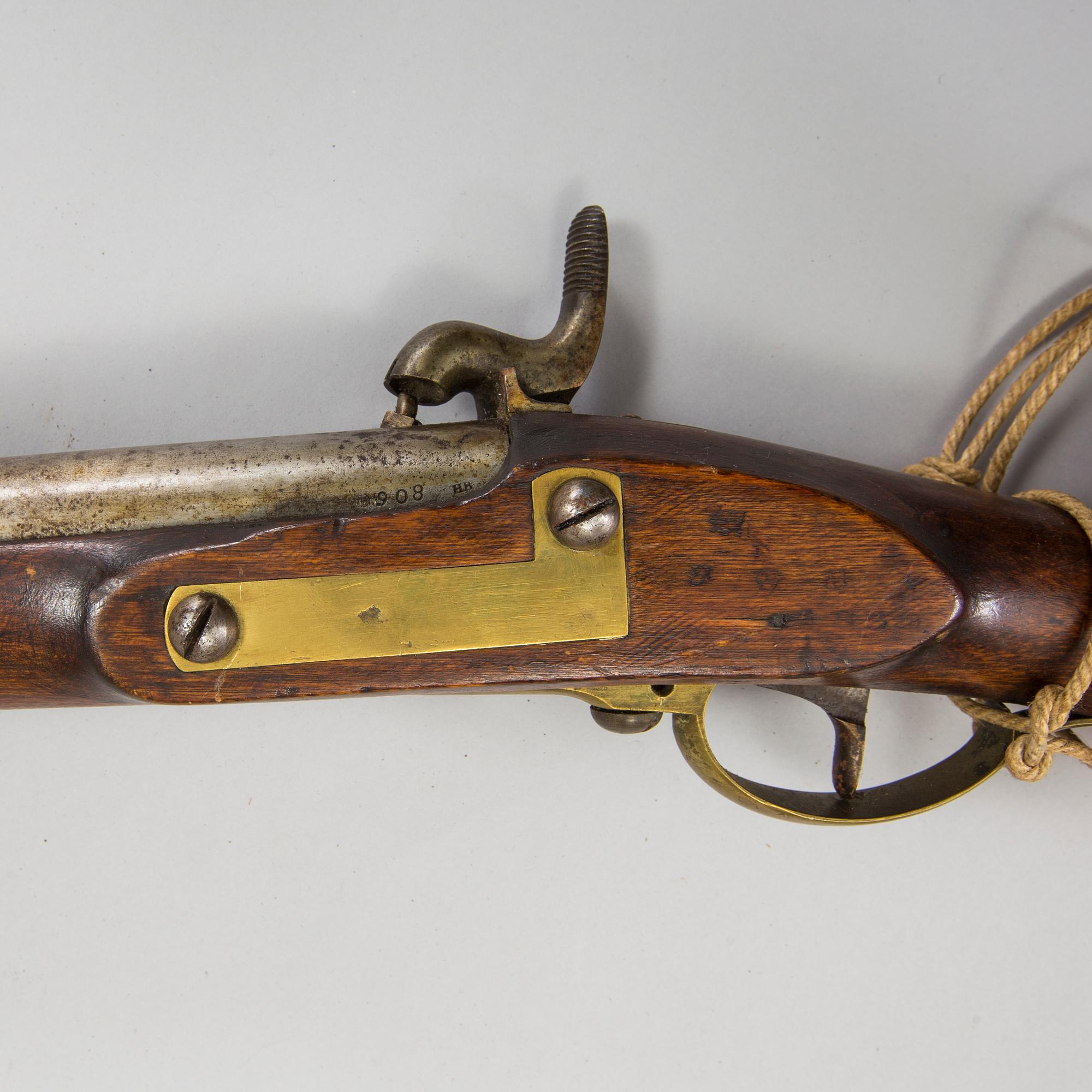 A percussion-lock rifle mid 1800s.