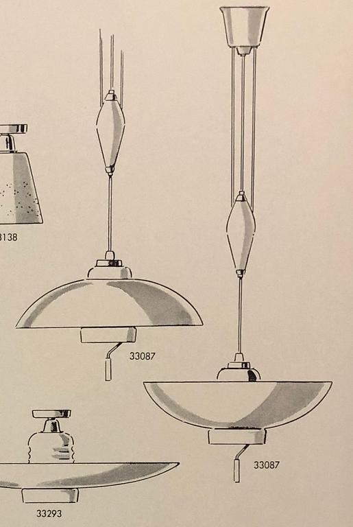 Bertil Brisborg, a ceiling lamp, model "33087", Nordiska Kompaniet, 1950s.