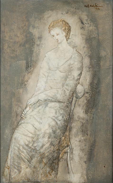 Unto Koistinen, 'Lady in grey dress'.
