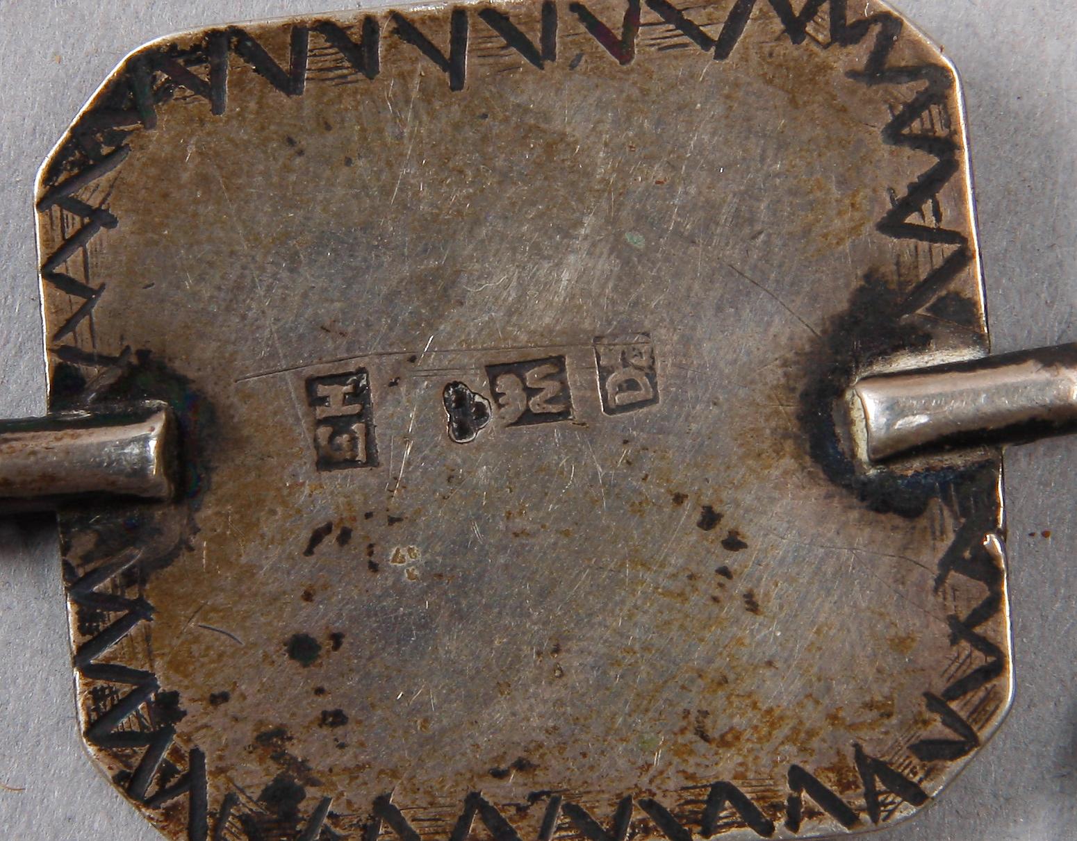 FICKUR, silver, John Ward, Fore Street London, sent 1700-tal.