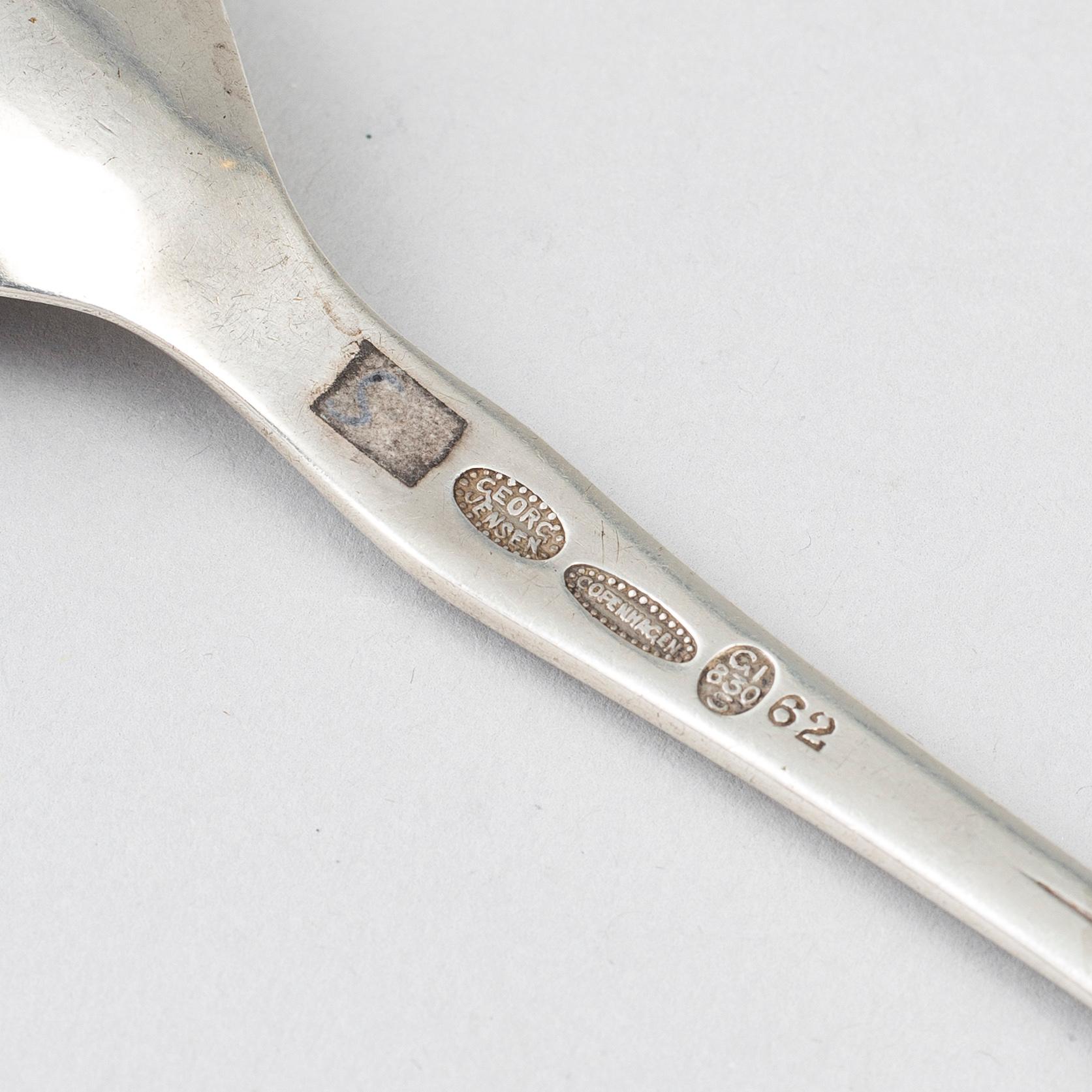 Georg Jensen, sked, silver Danmark 1915-19.
