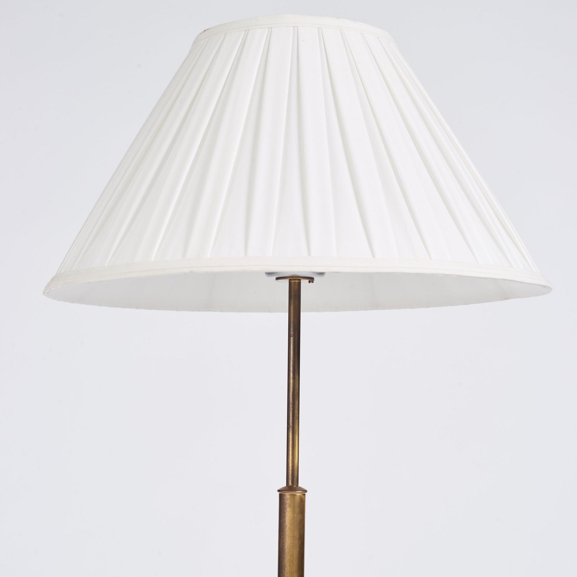 Josef Frank, a brass floor lamp with uplight, Svenskt Tenn, Sweden, model 2148.