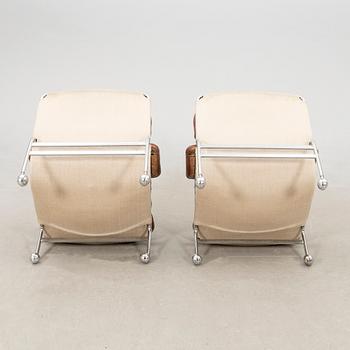 Bruno Mathsson, a pair of "Karin" armchairs, DUX, Sweden.