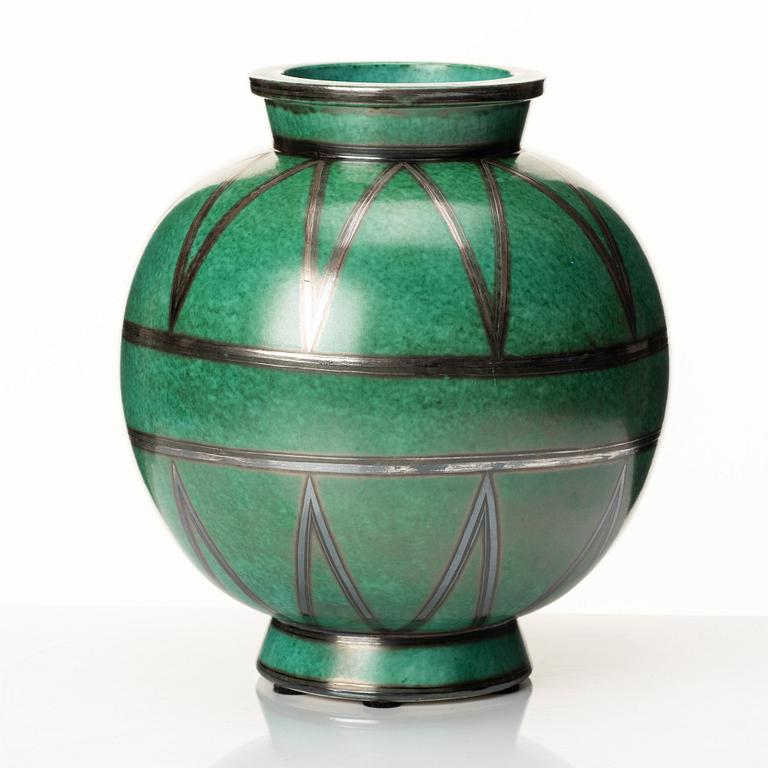 Wilhelm Kåge, vas, "Argenta", Gustavsberg.
