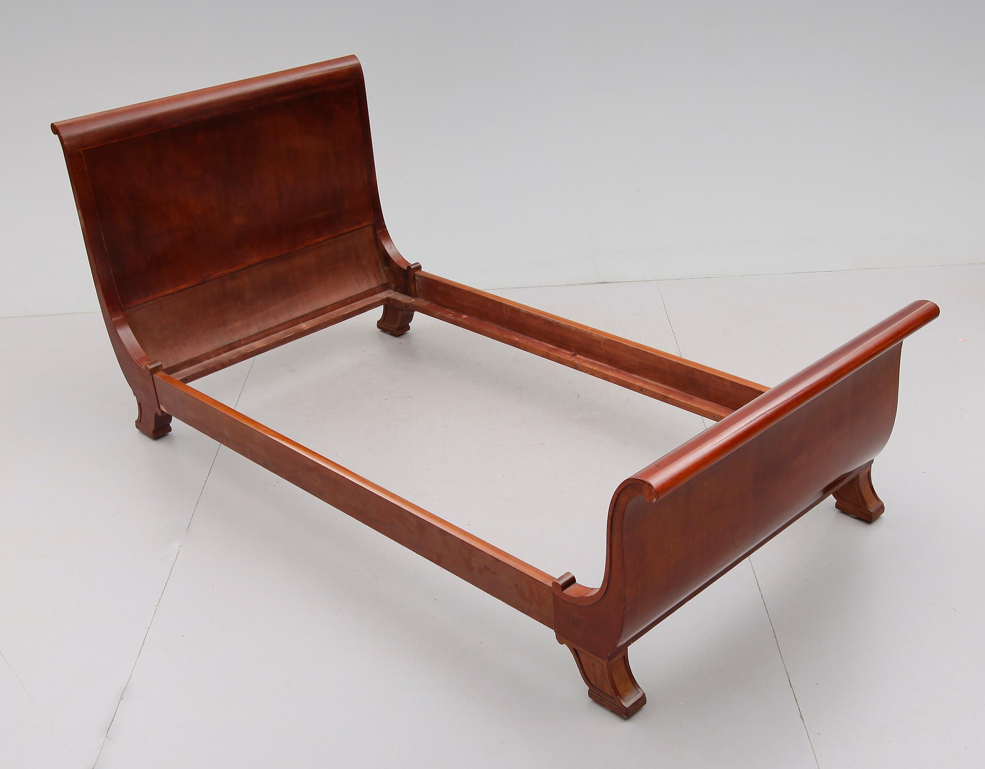 SÄNGAR, 1 par, 1800-talets mitt.