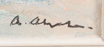 ARVO AHOLA, oil on canvas, signed.