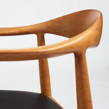 Hans J. Wegner, stolar, "The Chair" ett par, JH-503, Johannes Hansen, Danmark 1950-60-tal.