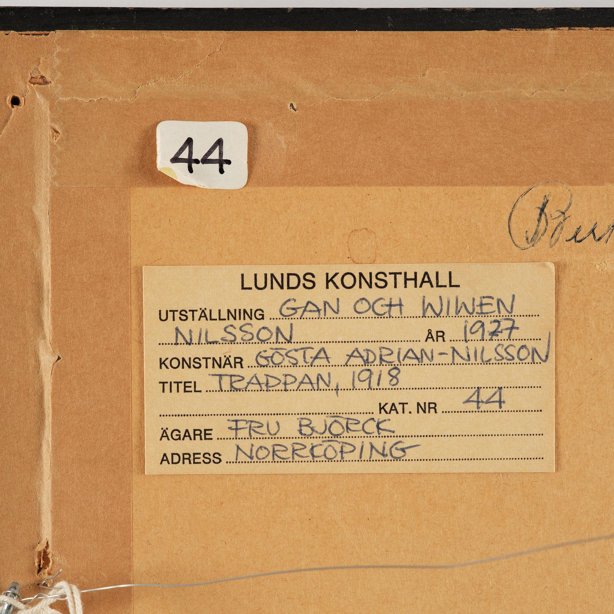 Gösta Adrian-Nilsson, "Trappan".