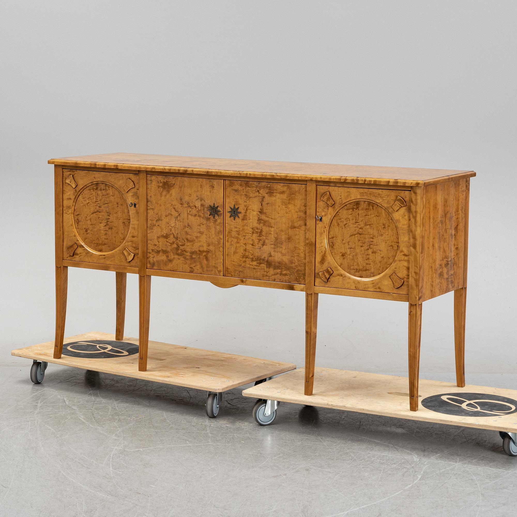 A birch sideboard, 1930-tal.