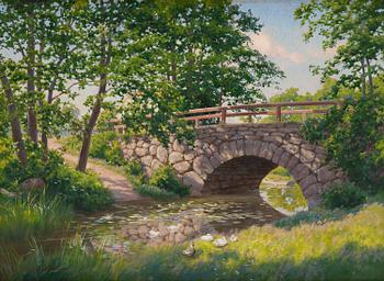 640. Johan Krouthén, The old bridge.
