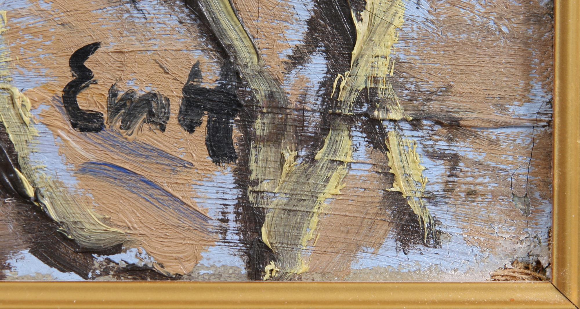 EVA HOLMBERG-JACOBSSON, olja på duk.