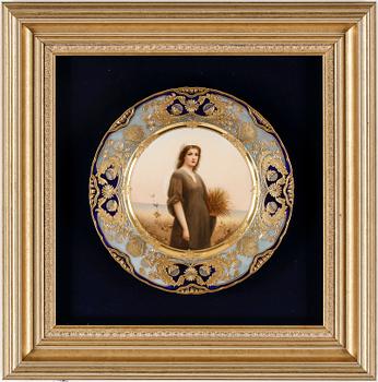 TALLRIKAR, 6 stycken, sannolikt Tyskland/Österrike, 1800-talets sista kvartal.