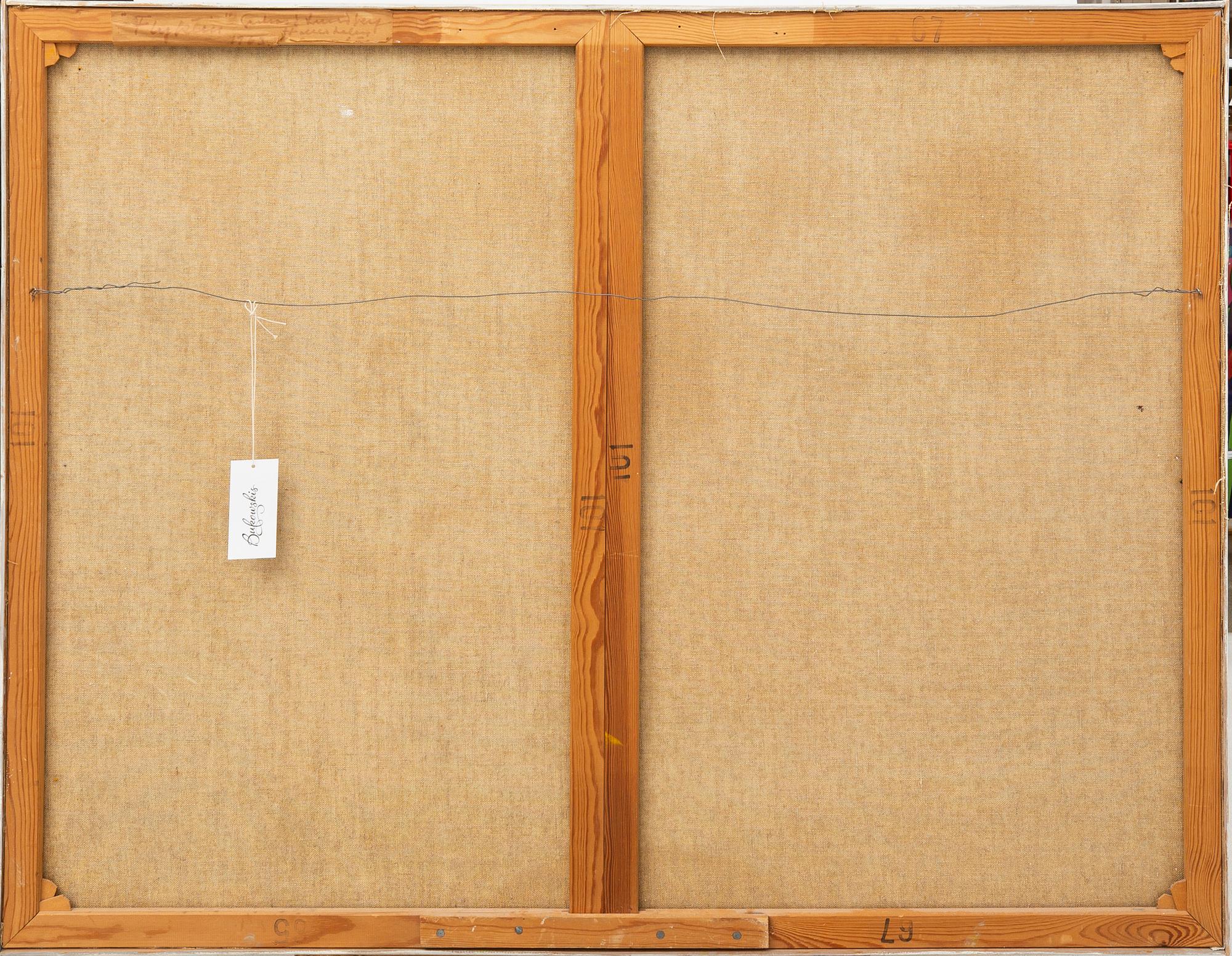 Gerhard Lundberg, olja på duk signerad.