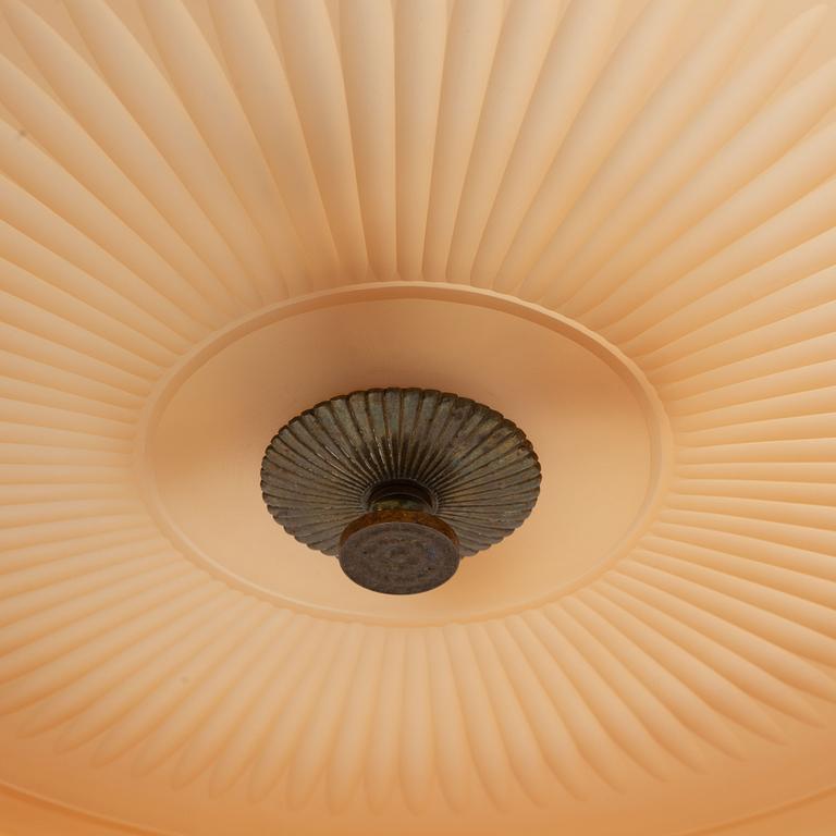 Harald Notini, taklampa, modell "6650", Arvid Böhlmarks Lampfabrik, 1930-tal.