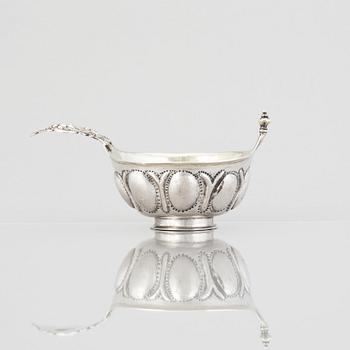 Kåsa, silver, möjligen Ferdinand Sehl d.ä. (1688-1731), Stockholm. Barock.