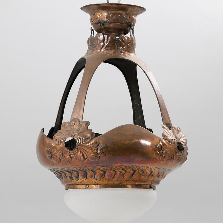 Taklampa, jugend, tidigt 1900-tal.