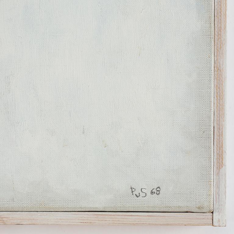 Philip von Schantz, oil on canvas. Signed and dated -68.