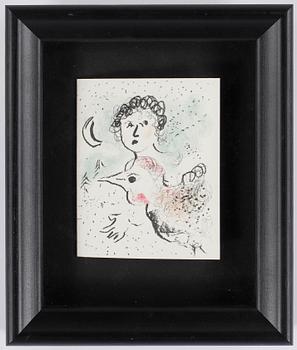 Marc Chagall · MARC CHAGALL, efter, litografi. Sign i trycket.