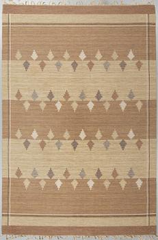 ULLA PARKDAL, MATTO, flat weave, ca 301,5-302,5 x 201-202 cm, signerad UP.