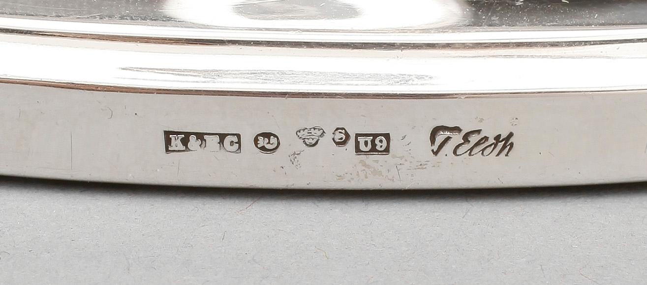 LJUSSTAKAR, ett par, silver, Tore Eldh för Ceson, Göteborg 1970.