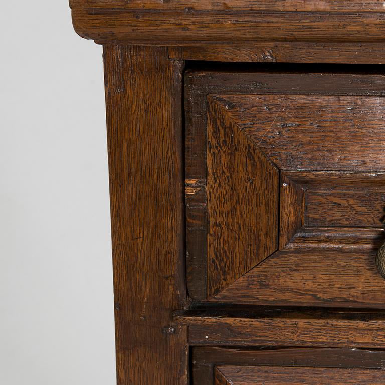 Byrå, senbarock, England, 1700-talets mitt och 1900-tal.