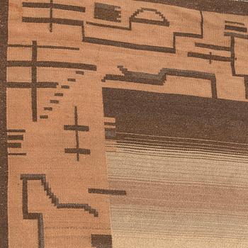 karvalankamatto, Aaltosen Mattokutomo, Kiikka 1930-luku. Noin 360 x 250 cm.