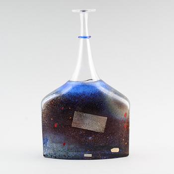FLASKA, glas, Bertil Vallien, Kosta Boda.