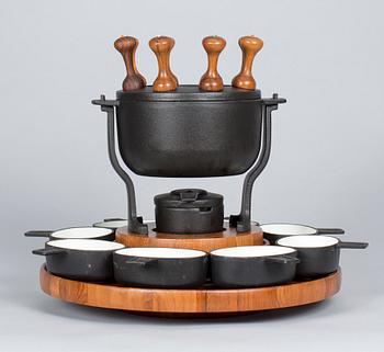 FONDUESET, Digsmed, Danmark, 1900-talets andra hälft.