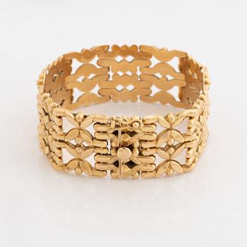 18K gold bracelet, Vicenza, Italy.