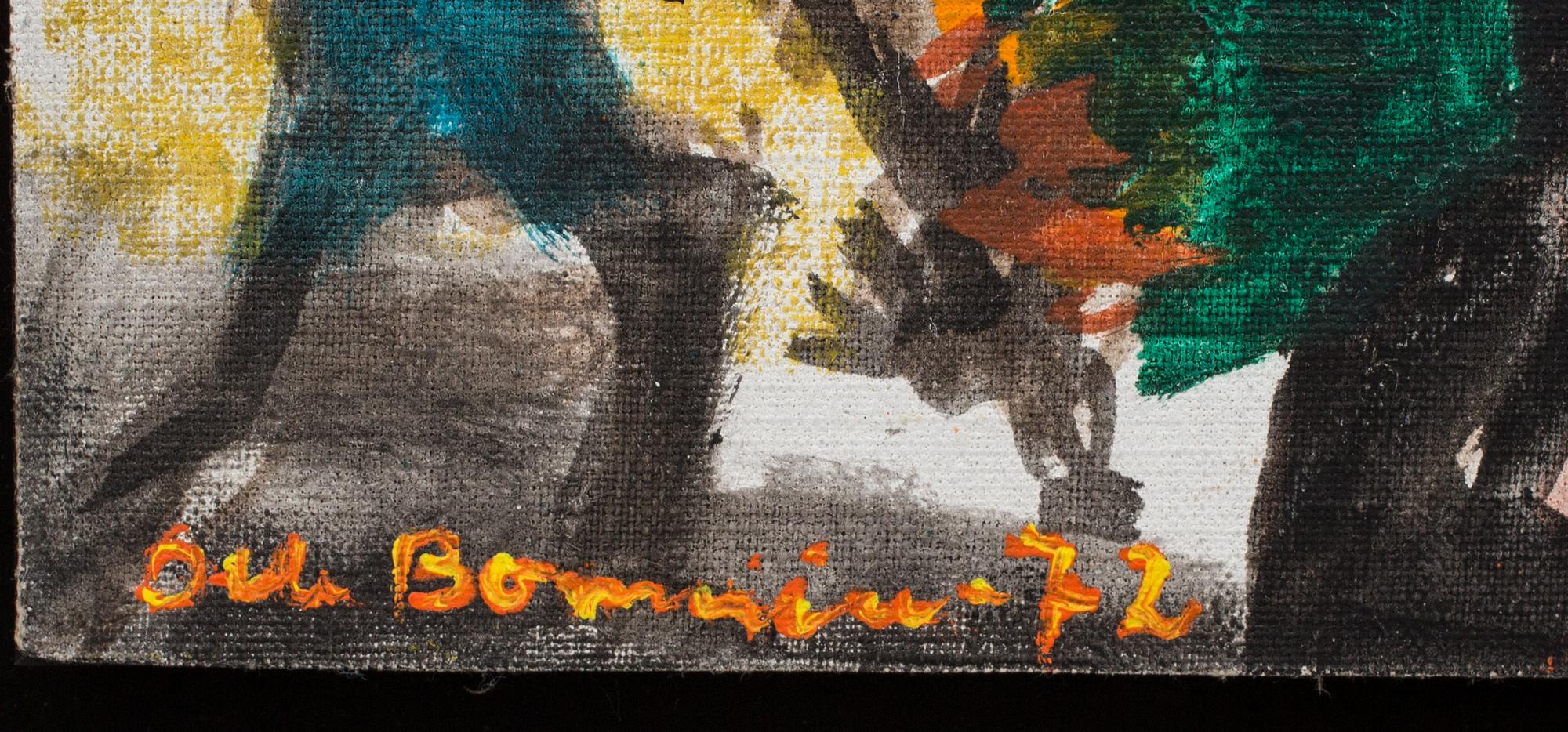 OLLE BONNIÉR, olja på duk, signerad och daterad -72.