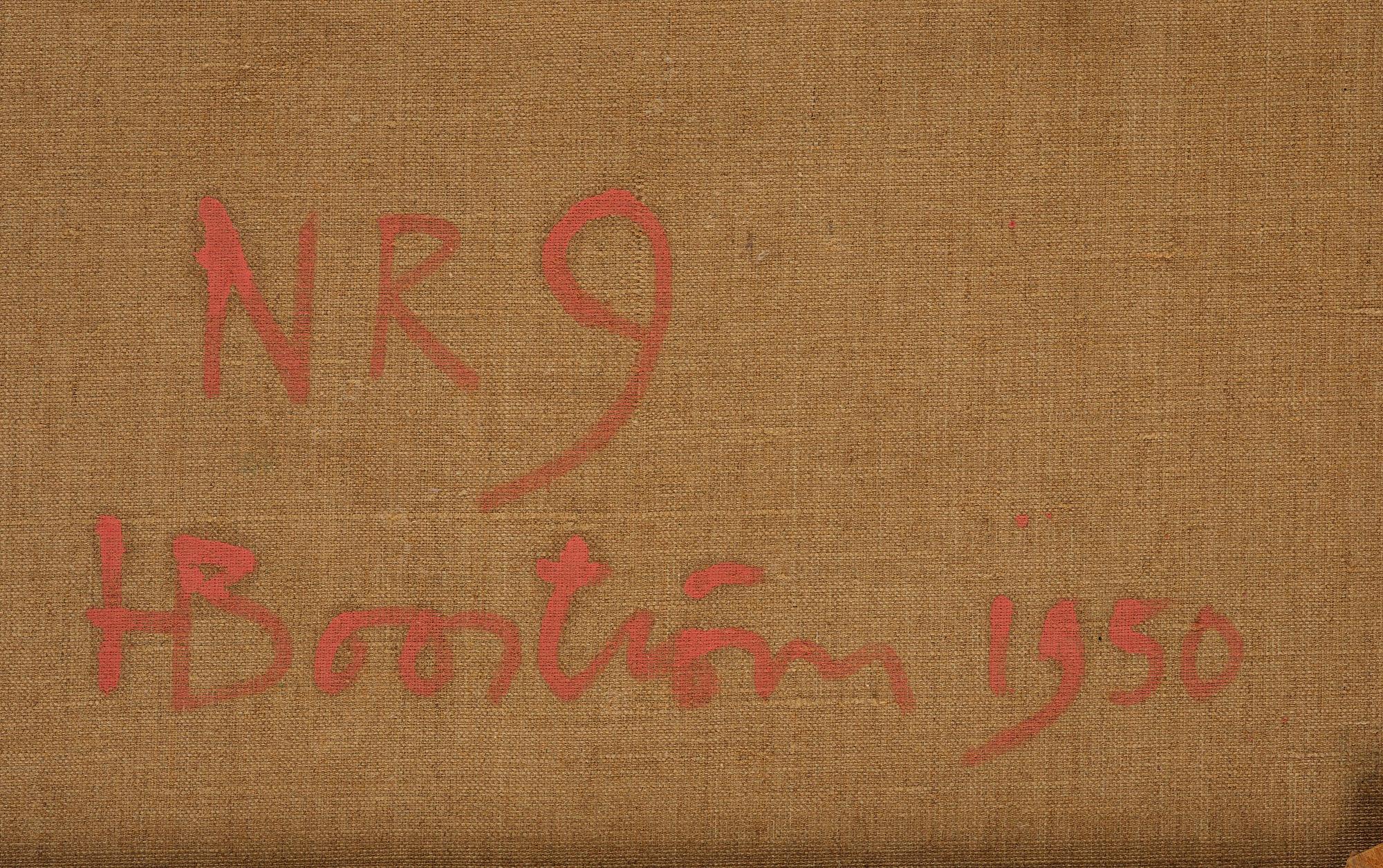 Harry Booström, "Nr 9".