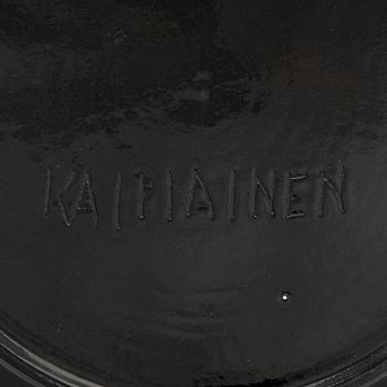 Birger Kaipiainen, dekorationsfat, stengods signerad Kaipiainen.