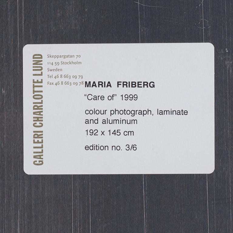 Maria Friberg, "Care Off", 1999.