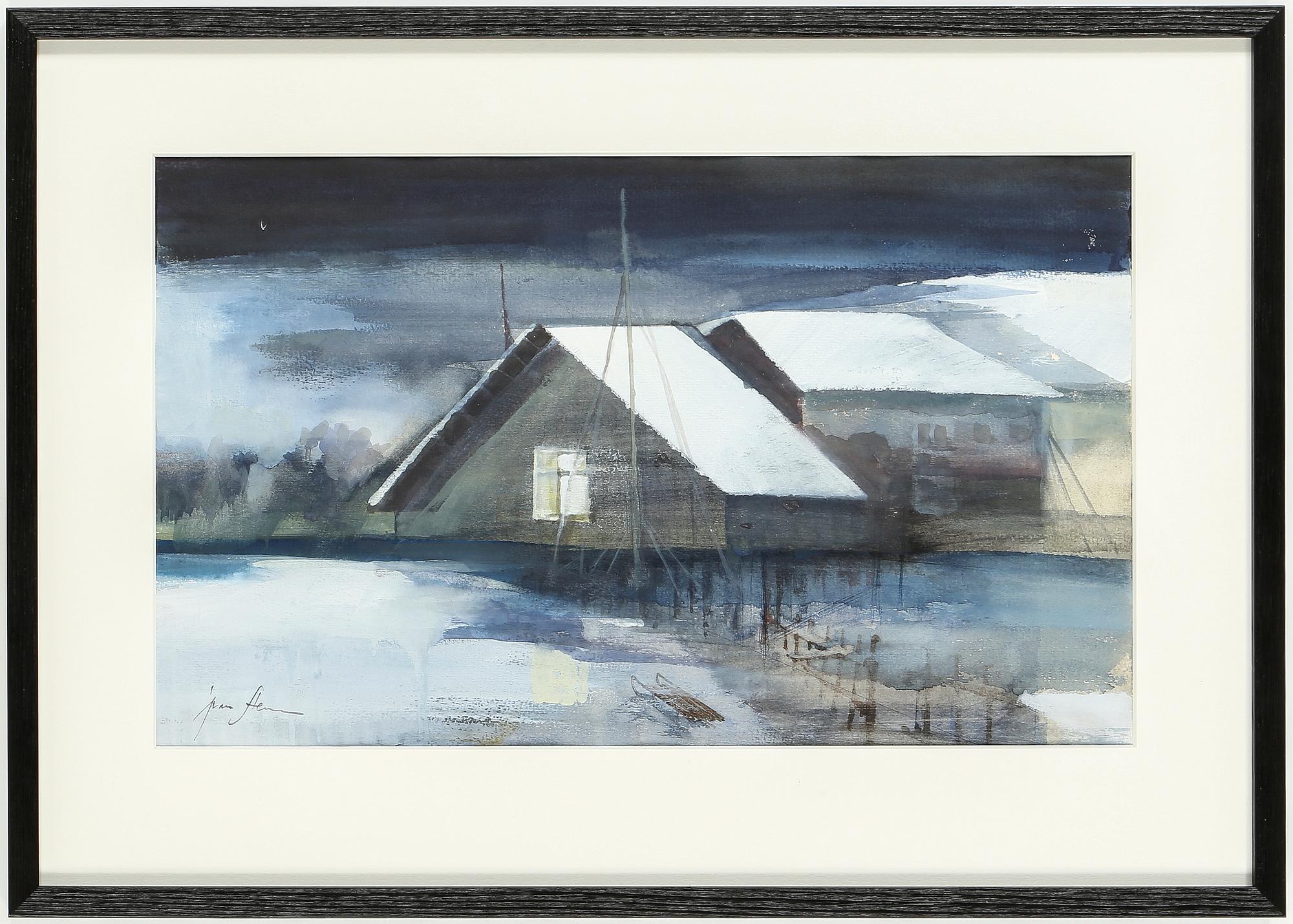 IVAN STERN, akvarell, signerad.