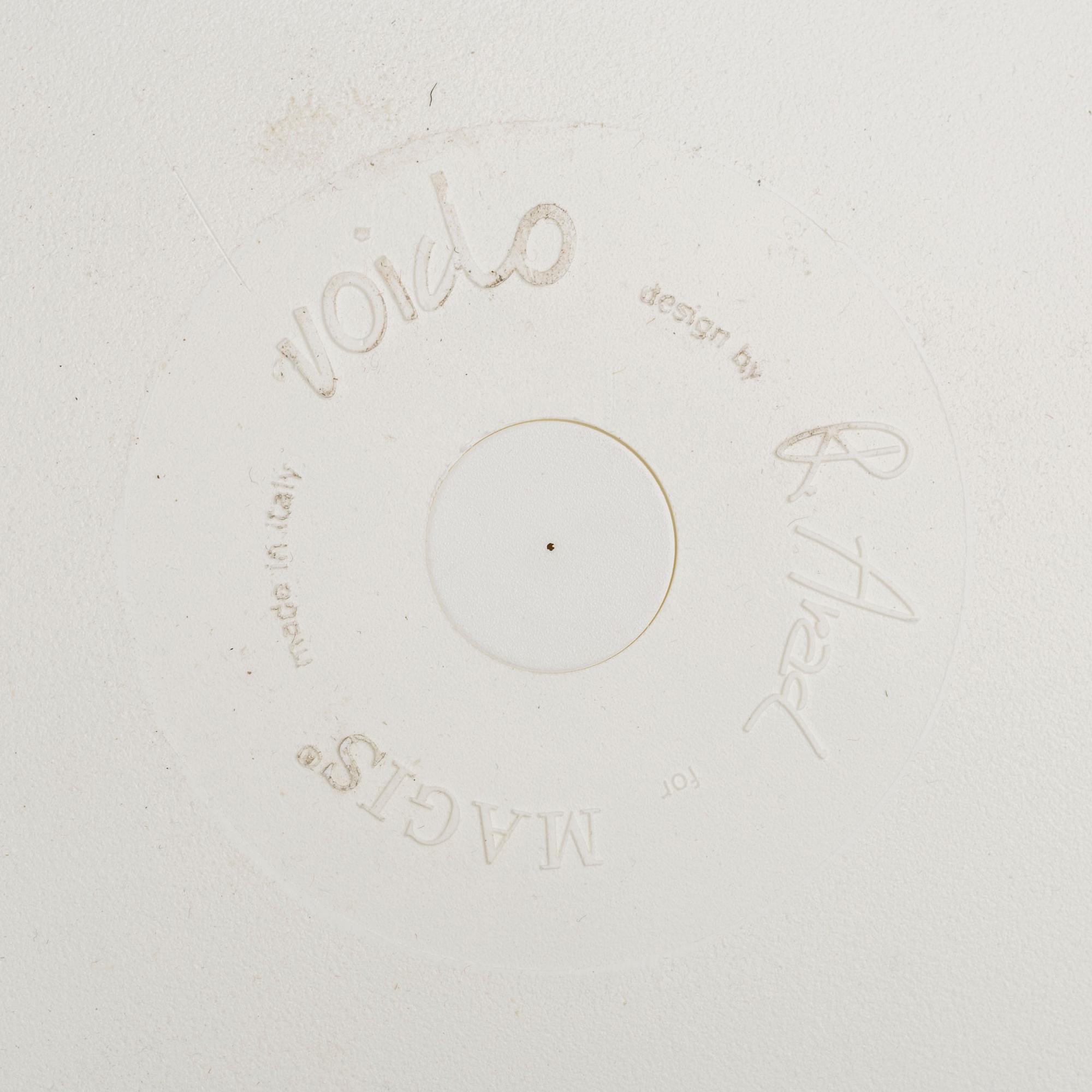 RON ARAD, a white polyethylene "Voido" rocking chair for Magis.