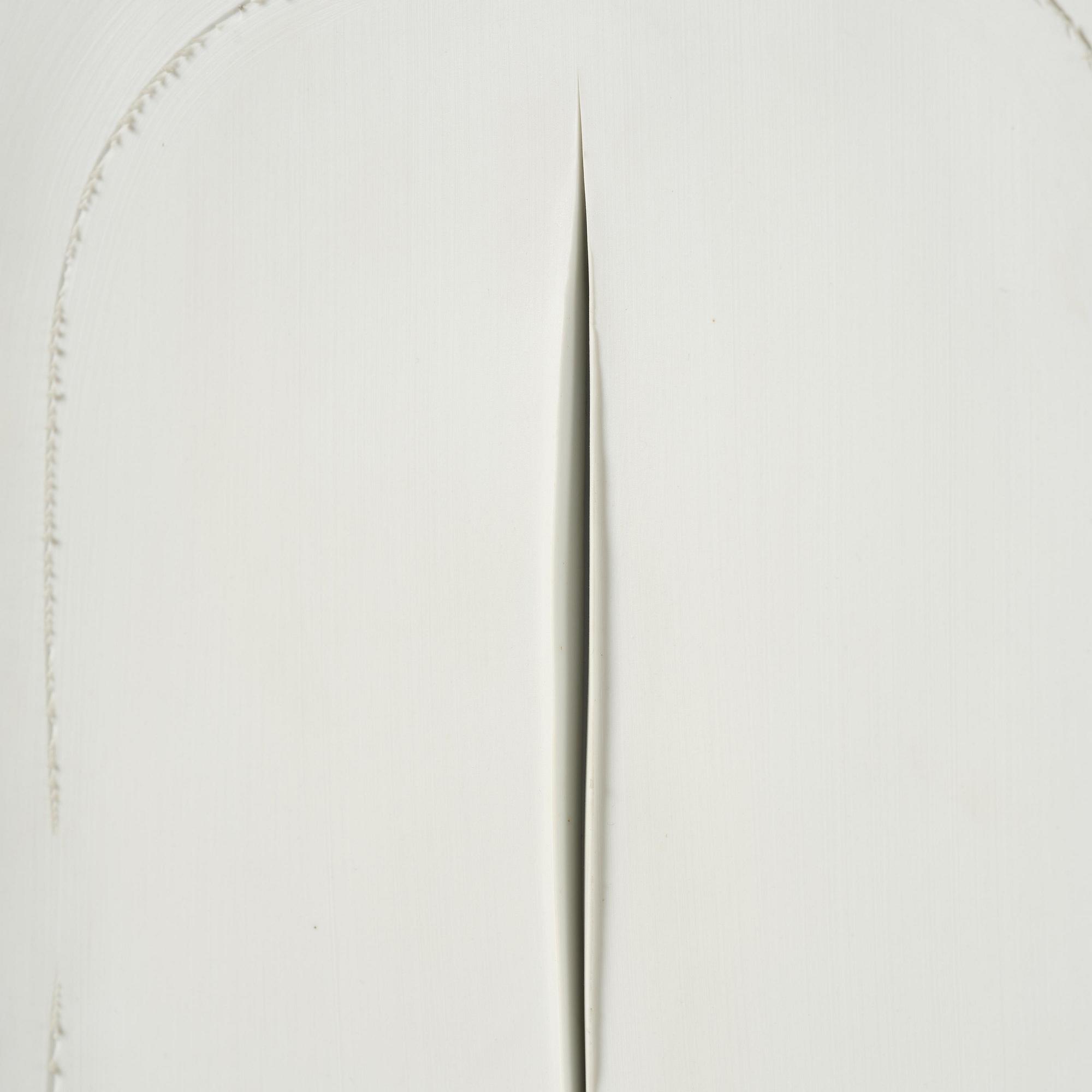 Lucio Fontana, ”Concetto Spaziale Taglio”.