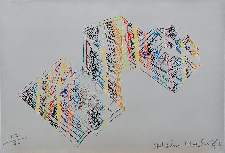 MALCOLM MORLEY, a folder comprising five lithographs in colours signed and numbered.