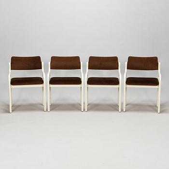 Eero Aarnio, a set of four 1970s 'Flamingo' chairs for Asko Finland.