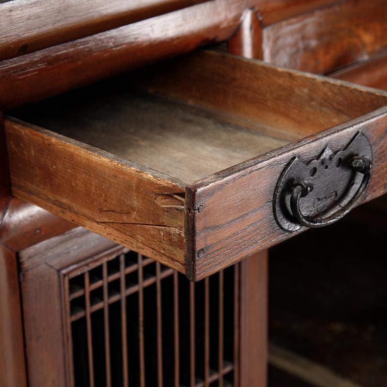 A Korean wooden cabinet, 20th century.