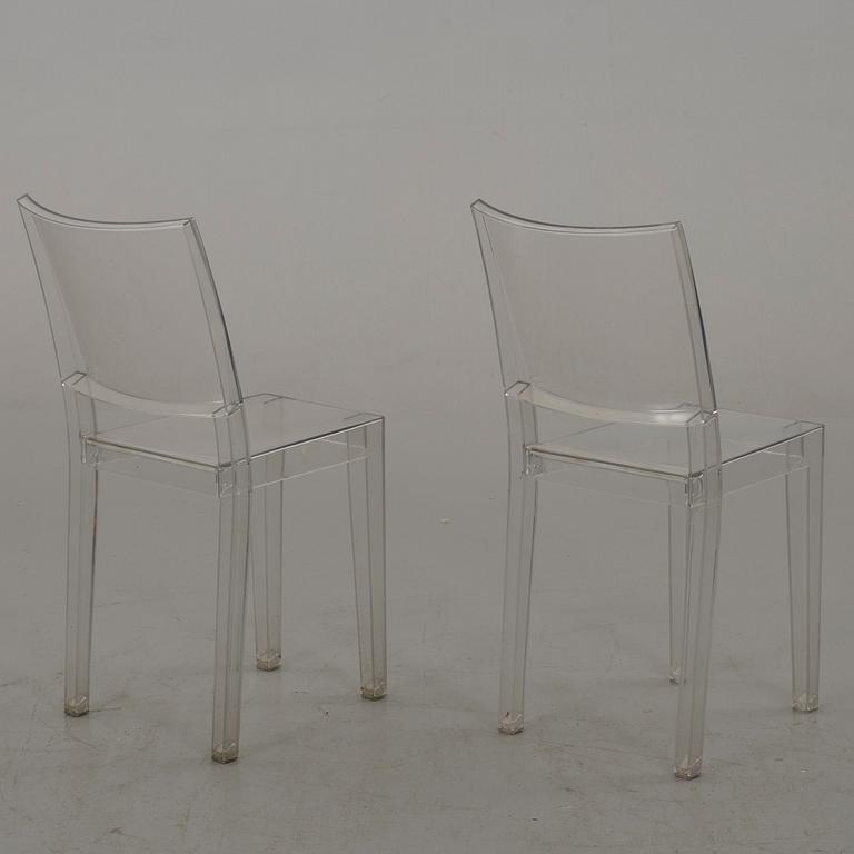 A PAIR OF CHAIRS "LA MARIE" PHILIPPE STRACK ITALY.
