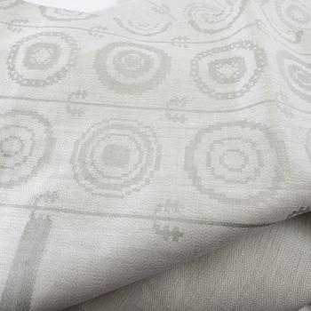 Dora Jung, fabric "Timber" for Tampella Finland damask approximately 230 x 133 cm.