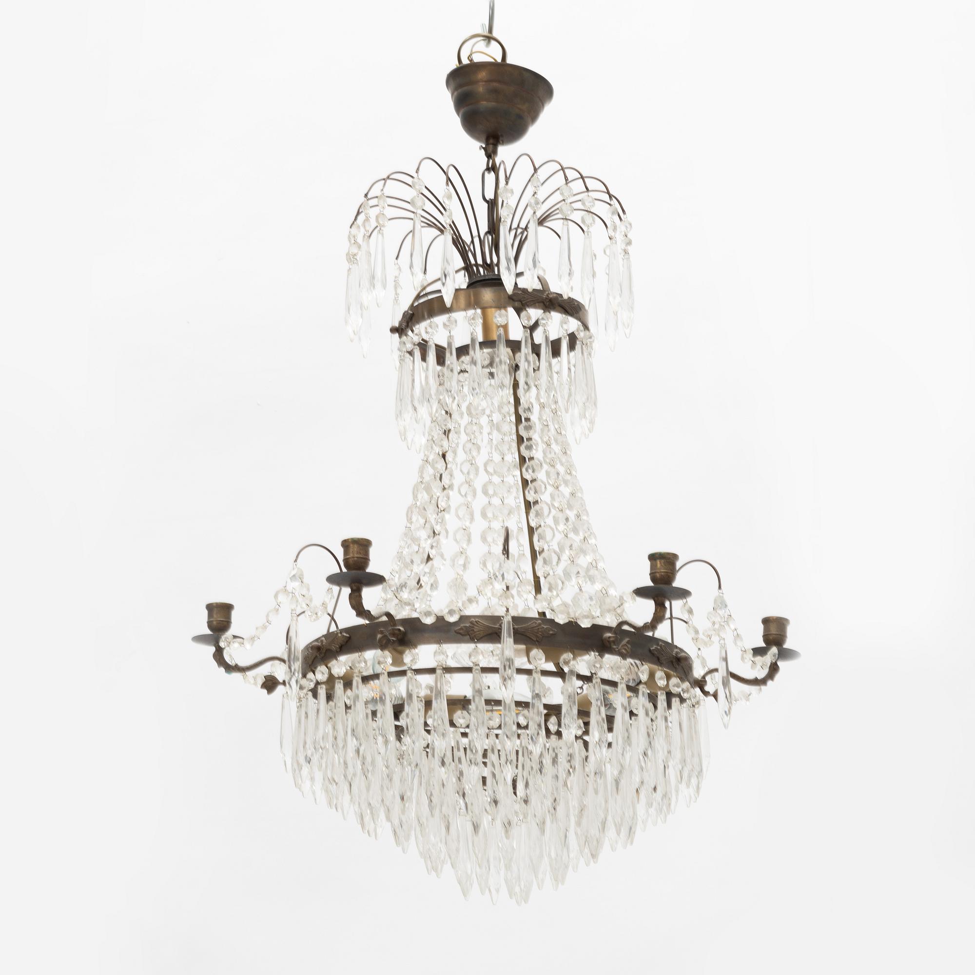 Ljuskrona, gustaviansk stil, 1900-tal.