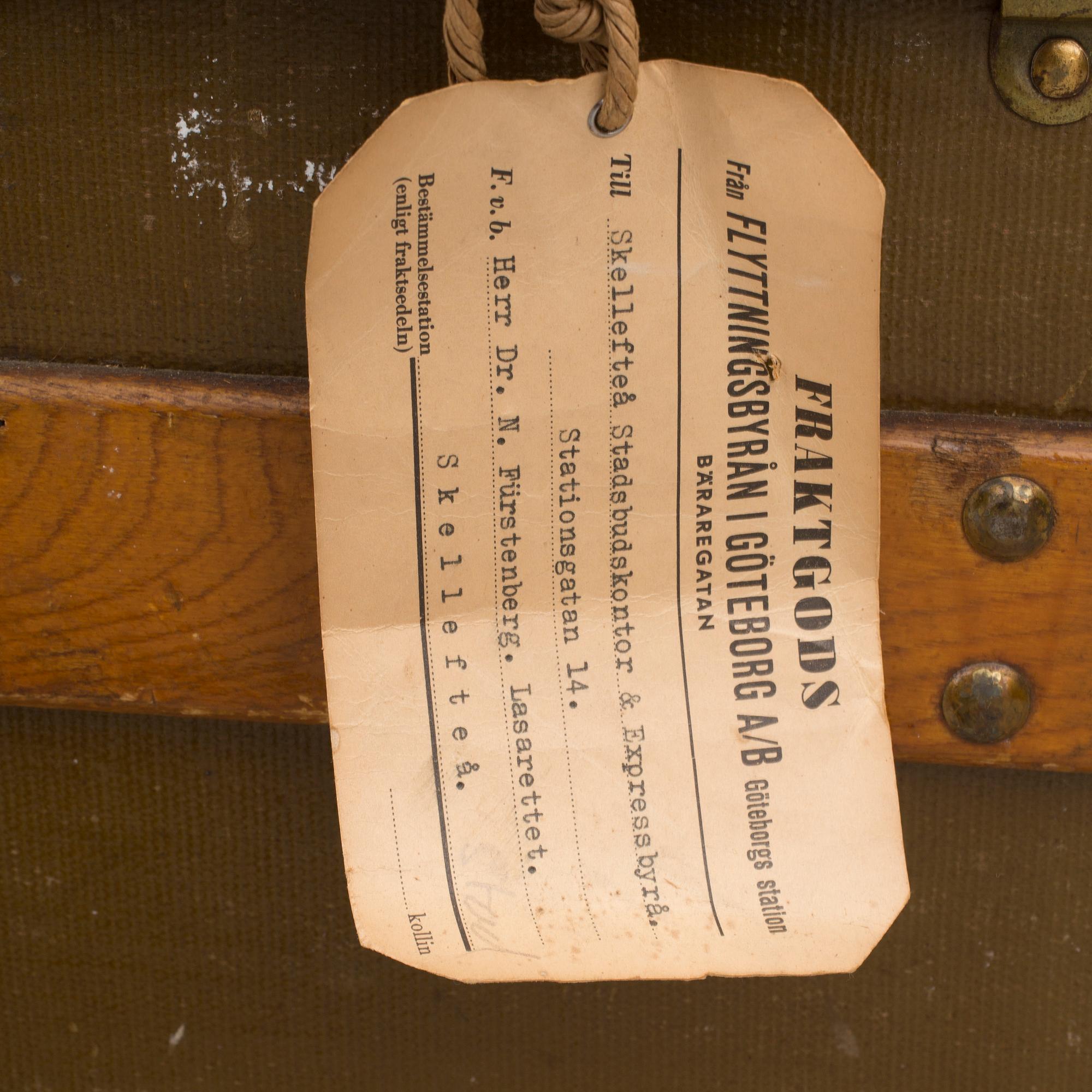 KOFFERT, 1800-talets slut.