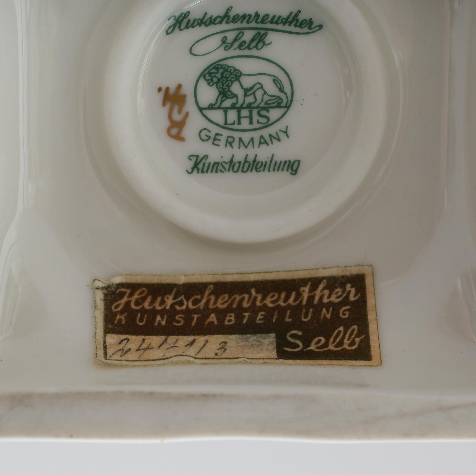 FIGUR, porslin, C Werner, Hutschenreuther, 1900-talets mitt.