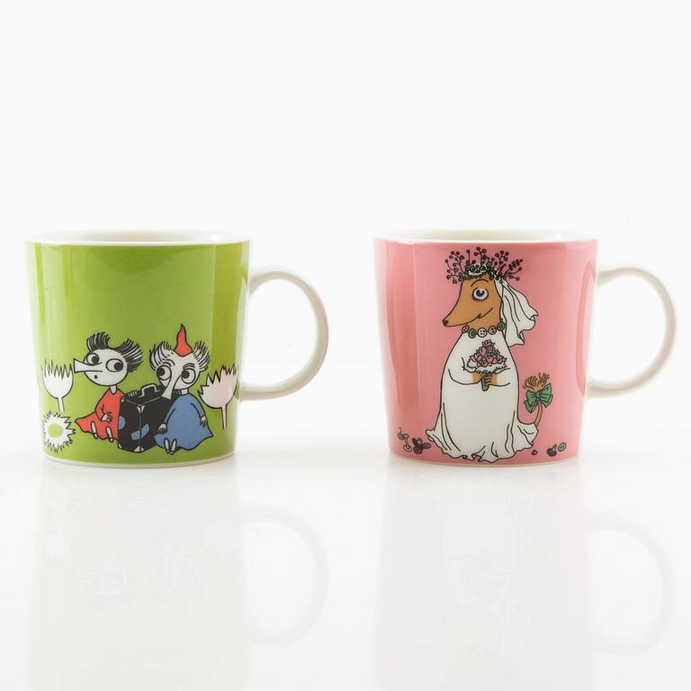 Mugs 8 pcs Moomin characters/ Mumin Arabia Finland.