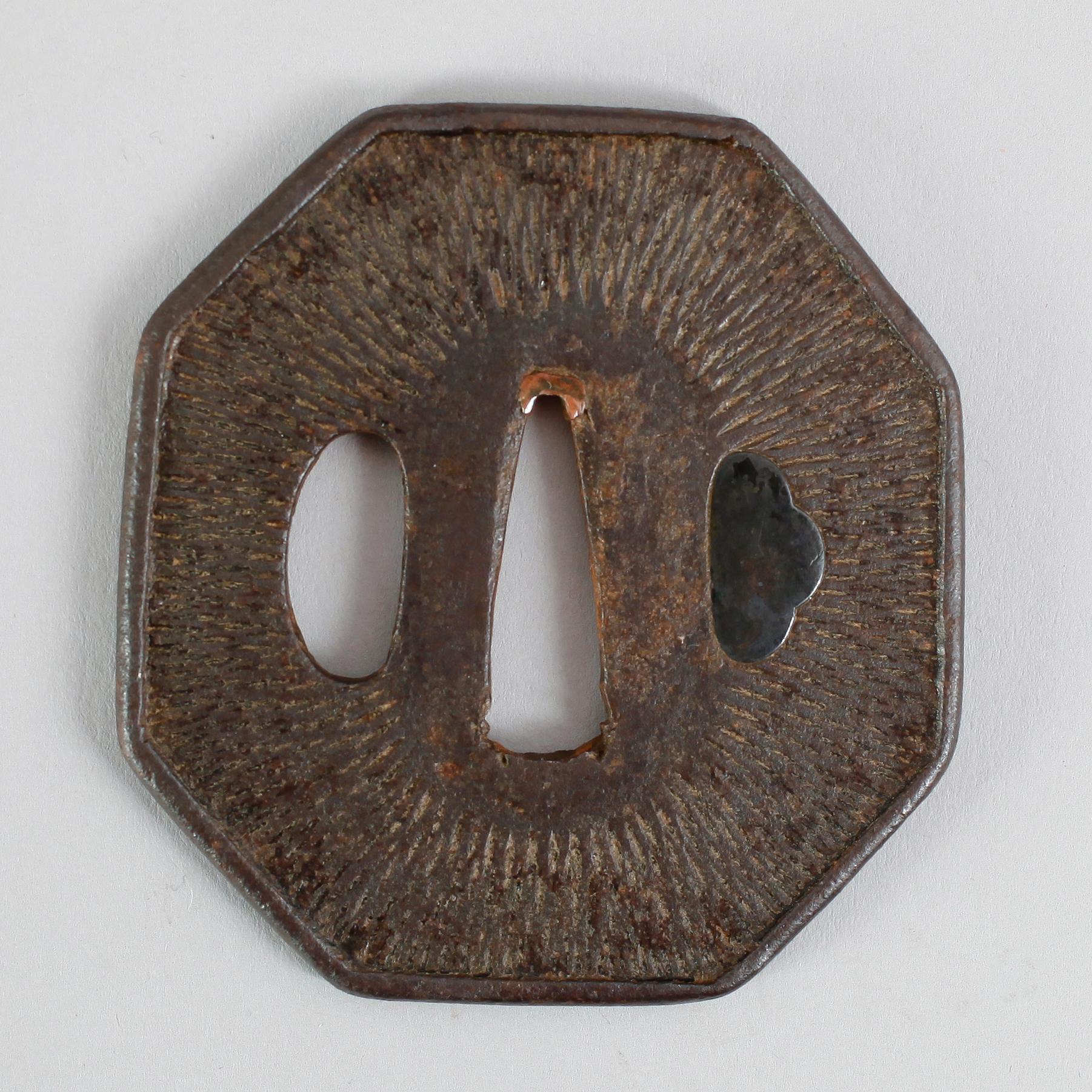 TSUBA, 2 st, järn, Japan, 1600-/1700-tal respektive 1700-tal.