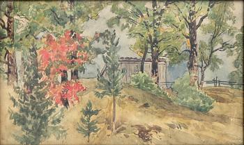 Charlotte Wahlström, garden, likely from Räfsnäs.