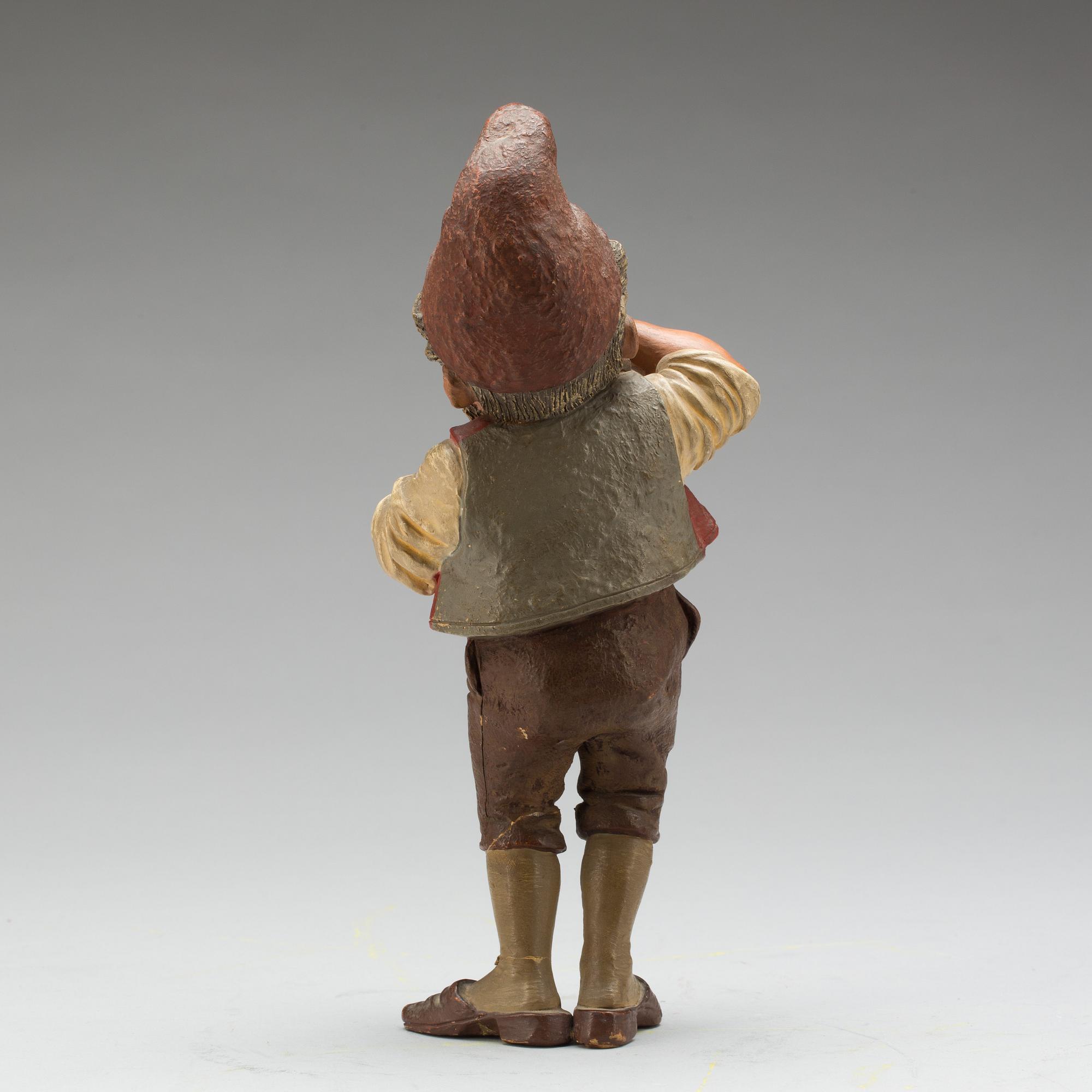 TOMTE/FIGURIN, gips, trol Tyskland.