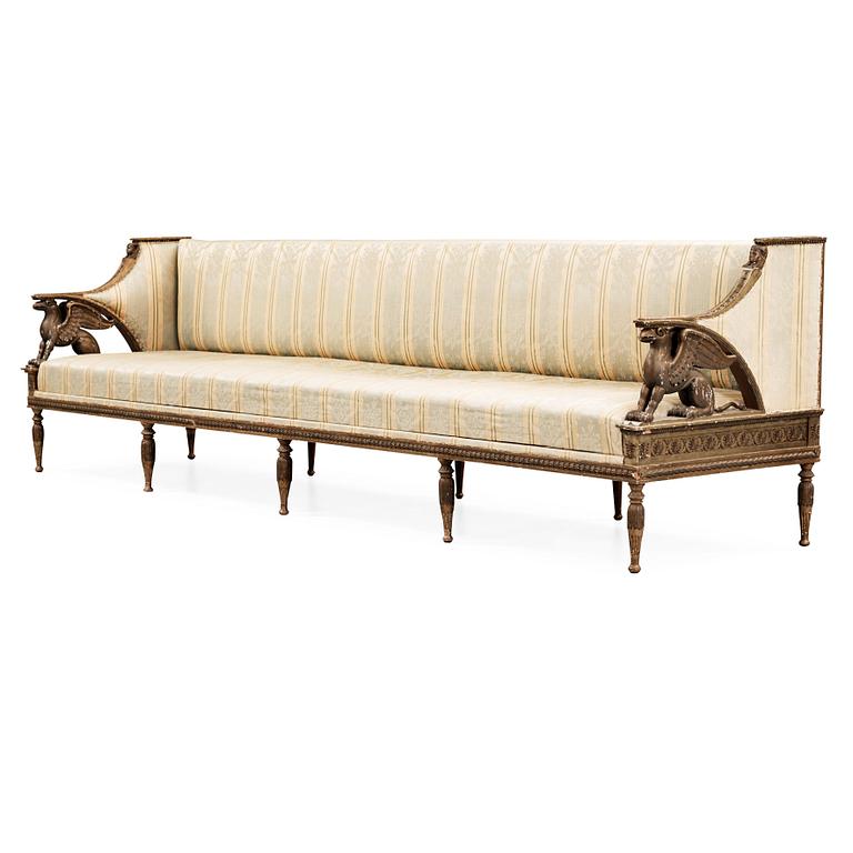 A late Gusta early 19th century sofa.