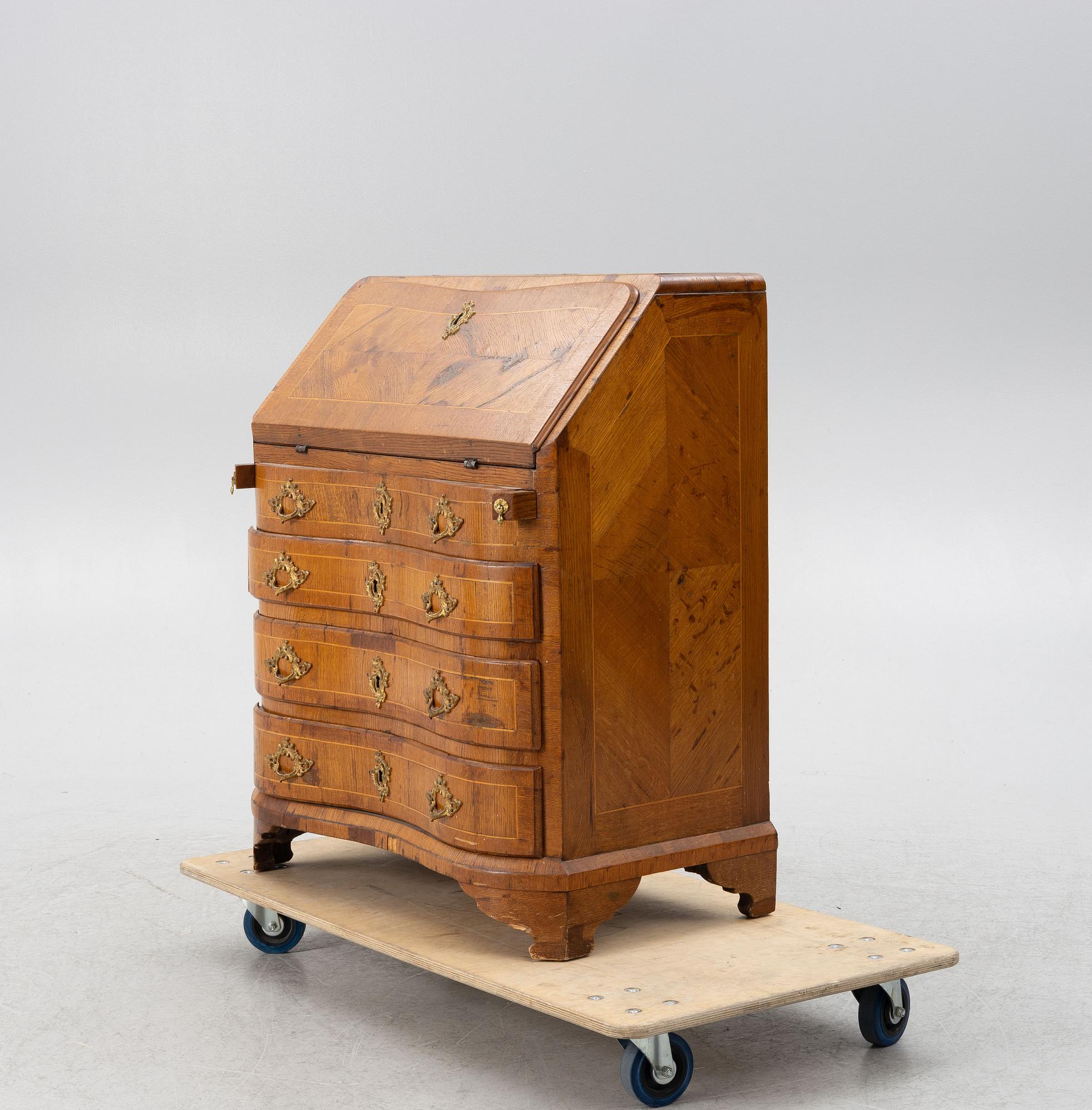 A late Baroque Secretaire, 18th century.
